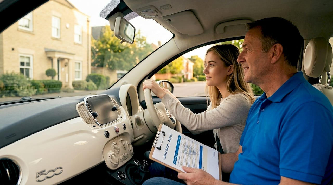 Driving instructor discusses lesson packages